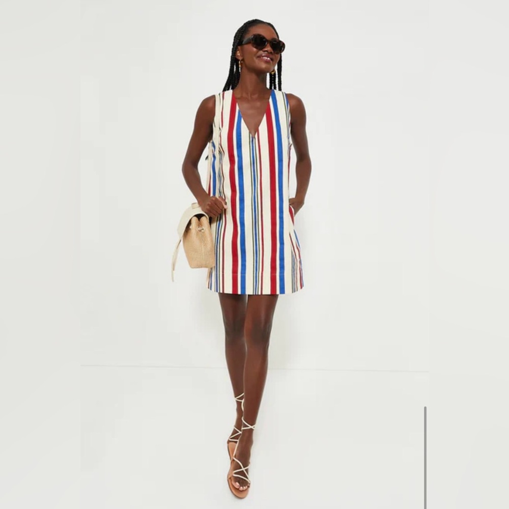 Tuckernuck Striped Mini Dress - Red, Blue, White